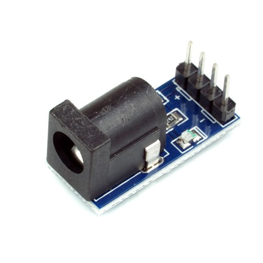 DC 5.5/2.1 zásuvka na PCB DIP