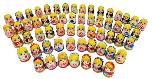 MATRIOSHKA NÁPRSTEN BABIČKA RUČNE MAĽOVANÝ FARBAMI
