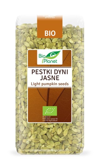 Svetlé bio tekvicové semienka 350 g bio planet