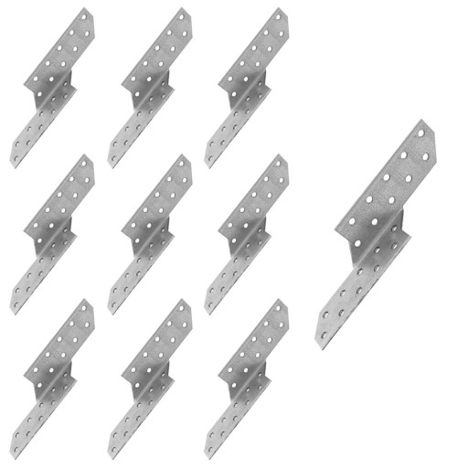 LK2 TESÁRSKA SPOJKA KROVNÍK 170x32x2 SPOJKY PRAVÉ 10 ks DOMAX POZINK.