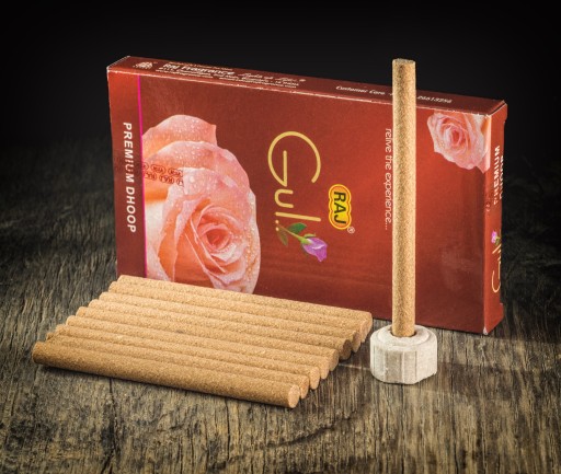Vonné tyčinky Dhoop RAJ - Rose