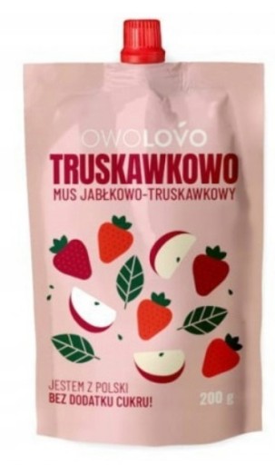OWOLOVO JAHODOVÉ JABLKO - JAHODOVÁ PĚNA 200G