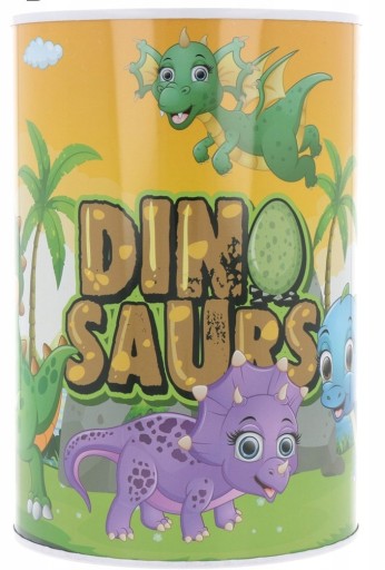 M KOVOVÝ LUK NA PRASIACE PENIAZE NEOTVORENÝ DINO DINOSAUR D3