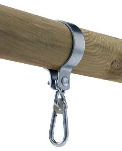 Okrúhla svorka 10 cm na záhradné hojdačky