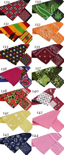 BANDANA Bavlnená šatka BANDAMA Bandana