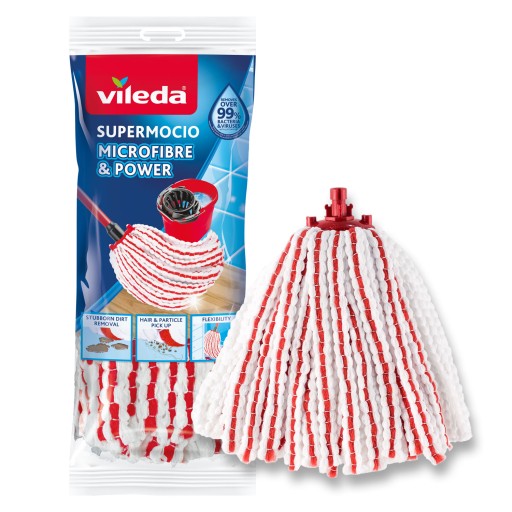 Vložka do mopu z mikrovlákna a napájacej struny VILEDA