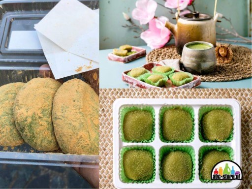 Mochi japonské ryžové koláčiky so zeleným čajom Matcha ryžový koláč 128g