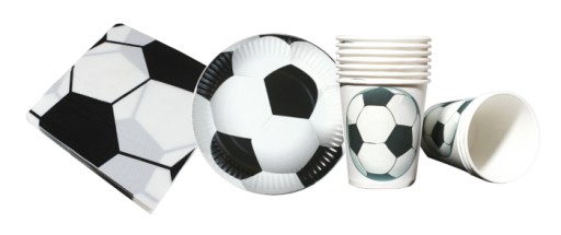 SADA PAPIERA, POHÁRKY, TANIERE, FUTBAL