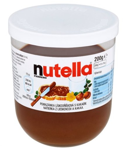NUTELLA Čokoládový krém na nátierku s orechmi a kakaom 200 g