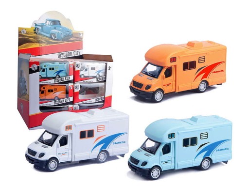 Karavan, kempingové auto, kovové, 50-te roky