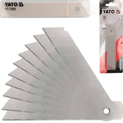 Náhradné lámacie čepele Yato pre nôž SK2 18 mm