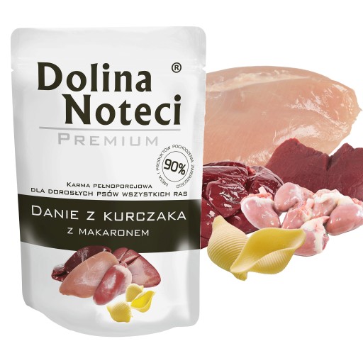 DOLINA NOTECI Prémiové krmivo pre psov Kurča 100g