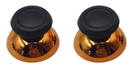 SET 2X HUBOVÝ ANALOGOVÝ OVLÁDAČ PRE PS4 PS5 PAD MEDENÝ - LESKLÝ