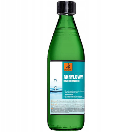 DRAGON Akrylové riedidlo 0,5l sklo
