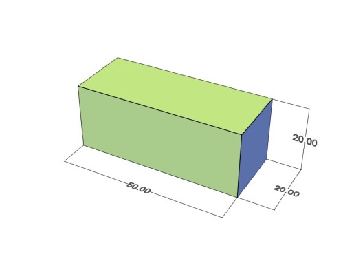 Magnet na feritovú platňu MPŁ 50x20x20 F30 1 kus
