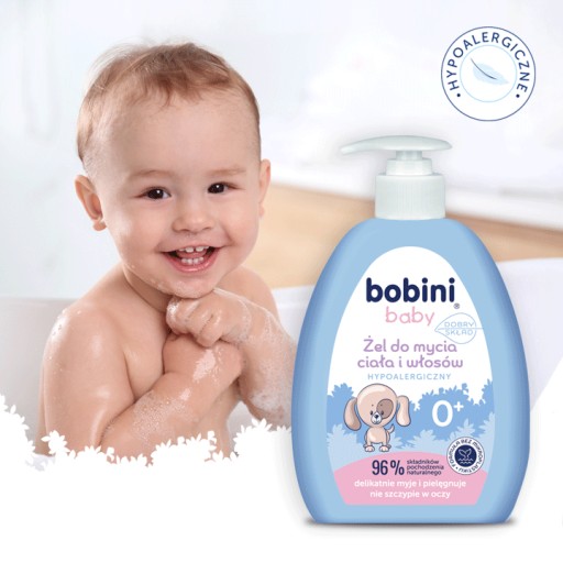 Bobini Baby umývací gél na telo pre bábätká 300 ml