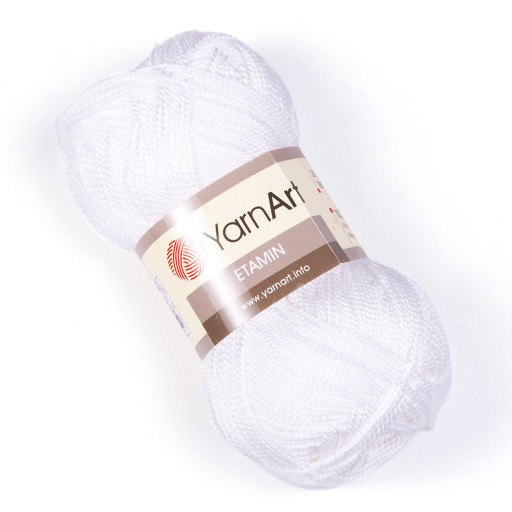 YarnArt ETAMIN 421 priadza biela 30 g