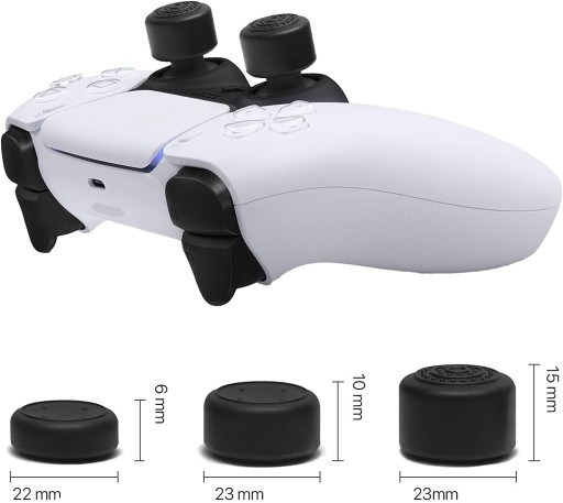 Sada 6 prekrytí pre ovládače PS5 PS4