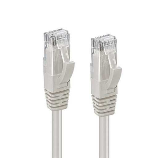 MicroConnect CAT6A UTP 0,5m sivá LSZH