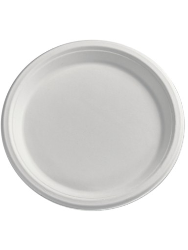 Jednorazové taniere, okrúhle, 18 cm, 50 ks. EKO CUKROVÁ TRSTINA
