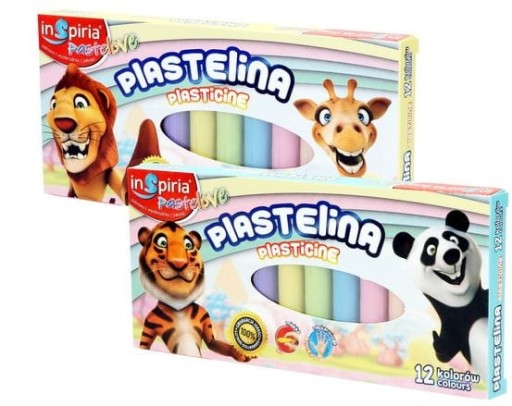 INSPIRIA PASTELOVE PLASTELINE 12 FARIEB 7574 SCHE