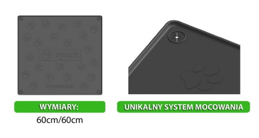 VÝCVIKOVÉ PODLOŽKY ABSORPČNÉ PODLOŽKY PRE PSOV ABSORPČNÉ PODLOŽKY PRE PSOV 60x60 x10