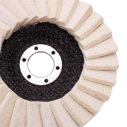 PLSTENÝ KOVOVÝ LEŠTIACI KOTÚČ 125MM KD959