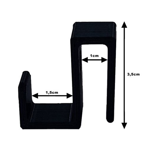 4x HÁKOVÝ VEŠIAK NA RADIÁTOR, RADIÁTOR 1 CM