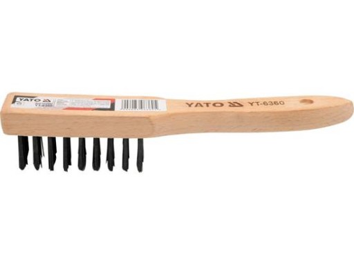 DRÔTENÁ KEFA DREVENÁ/6 RAD/YATO YT-6360