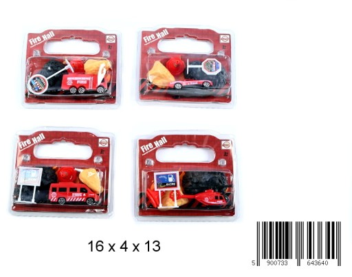 SET HASIČSKÉ AUTO AUTO HRACIE ZARIADENIE