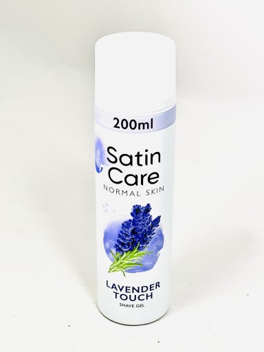 Gillette Satin Care Lavender Touch gél na holenie pre ženy 200 ml