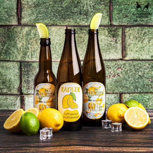 10 KS ŠTÍTOK NA CITRÓNOVÉ PIVO A RADLER ŠŤAVY