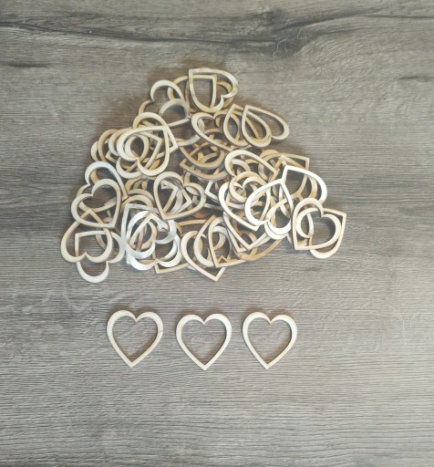 5 cm / 10 ks Heart Hoop základňa pre Macrame Catcher