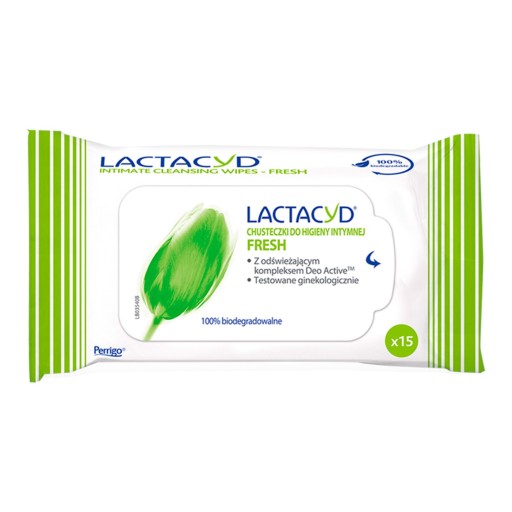Lactacyd Fresh Intímne hygienické obrúsky 15 ks