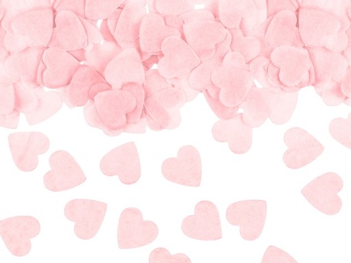 KONFETY RUŽOVÉ SRDCE SRDCE SVADOBNÁ VÝZDOBA VALENTÍN 15G