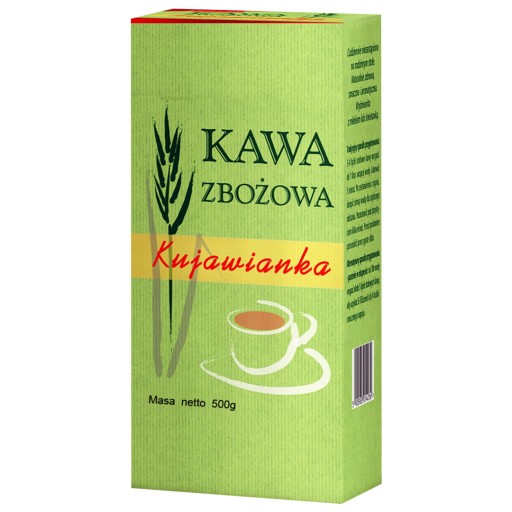 Kujawianka Cereálna káva bez kofeínu, natural, tradičná Delecta 500g