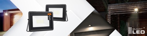 SLIM LED reflektor 30W halogénová žiarovka 2 farby vonkajšie bodové svetlo čierne