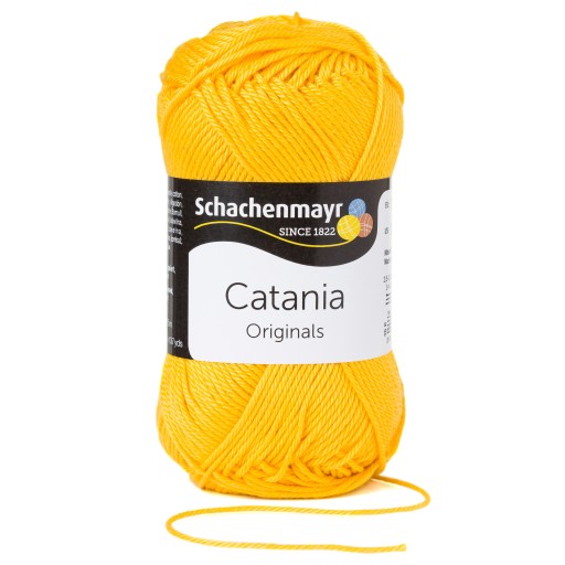 50g priadza 100% bavlna Catania žltá 208
