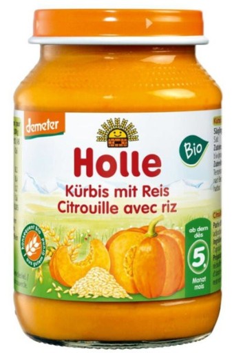Holle Tekvica s ryžou eko 190g
