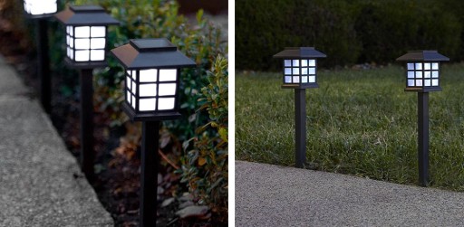 Solárna lampa záhradná dekorácia LED osvetlenie P-510