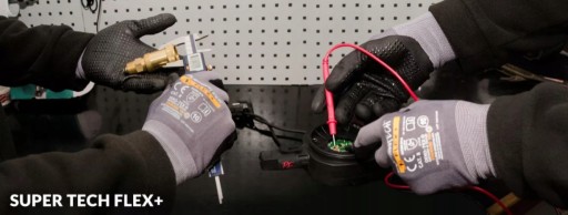 Silné pracovné rukavice SUPERTECH FLEX + veľkosť 10 - XL 1 PAIR