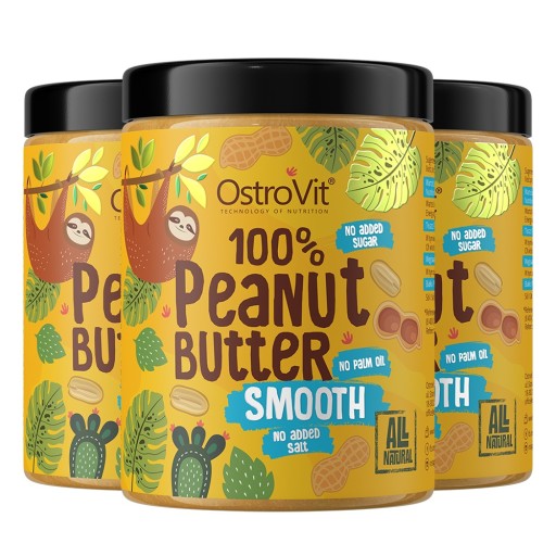 OSTROVIT ARAŠIDOVÉ MASLO 100% 1000g HLADKÉ 1kg
