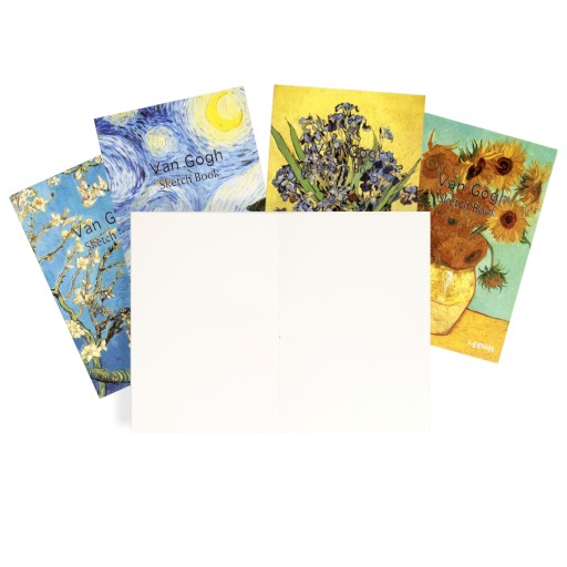 A5 šitý skicár, 120 listov, 100 g/m2 Van Gogh