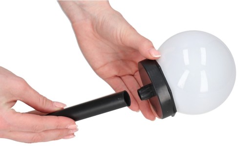 SOLÁRNA LED ZÁHRADNÁ LAMPA BIELA 10CM