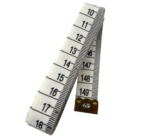 Centimetr BIELY 1ks krajčírsky 1,5cmx150cm 10801
