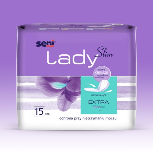 SENI Lady Slim Extra vložky 15 ks.
