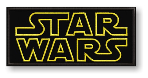 Termo vyšívaná nášivka Star Wars 90x40mm