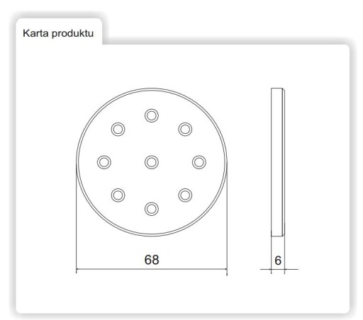 LED SVIETIDLÁ 12VDC 2W TEPLÁ BIELA 2700K OPLED 23/BC