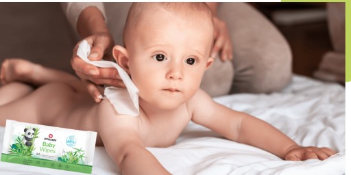 Opharm Baby Wipes Utierky navlhčené vodou 99%