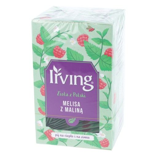 BYLINKOVÝ ČAJ MELISA S MALINOU Irving 20T